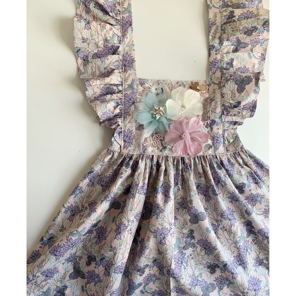 Image of Purple flowers dress 