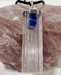 Selenite / Kyanite Pendant / Necklace