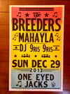 The Breeders+ Mahayla + DJ Gris Gris 2013
