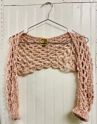 Image 1 of Tangled Web Fishnet Shrug