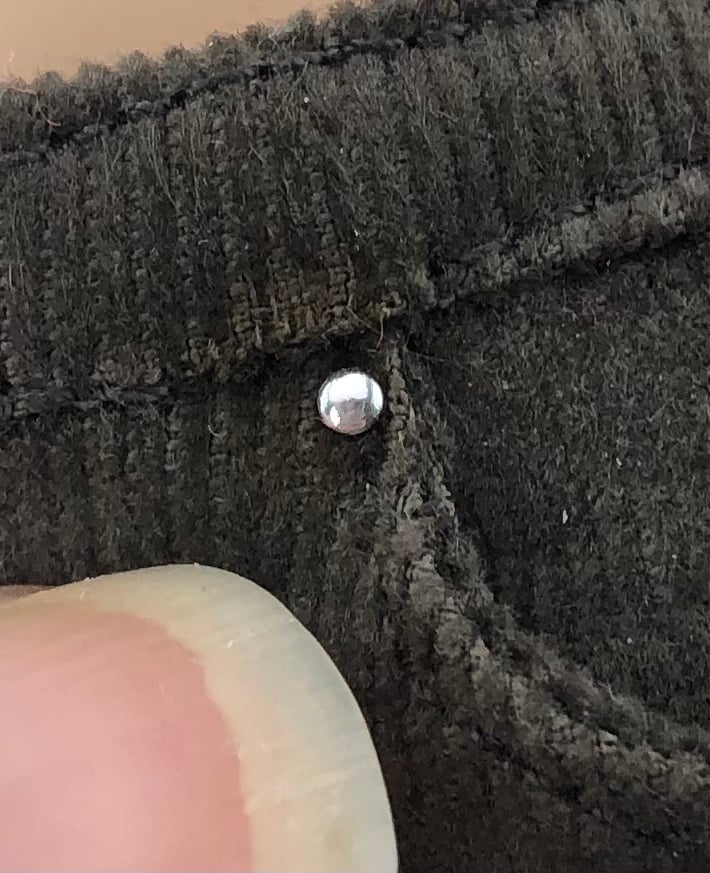 *Damaged* Gray Corduroy Pants