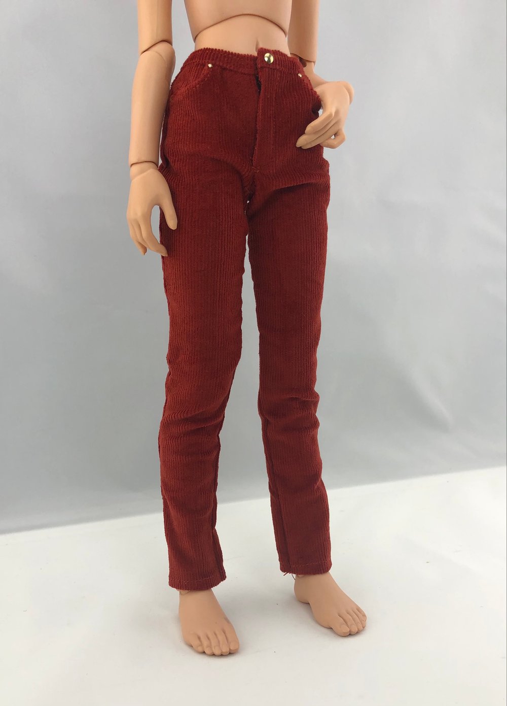 Rust Corduroy Pants: Minifee