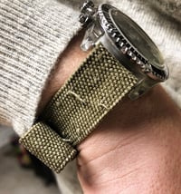 Image 4 of Hand-rolled SP strap - Sanded Military Green