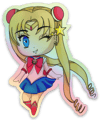 HOLO Sailor Moon Sticker