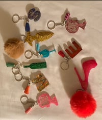 Image 3 of Personalize customize Defense key chains  and spiritual key chains 
