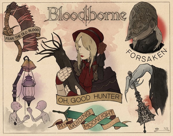 Image of Bloodborne Flash Sheet