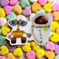 Image 1 of Wall E and Eve Sticker