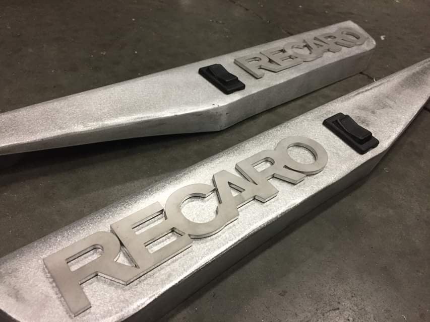 FBM recaro seat aluminium side trims