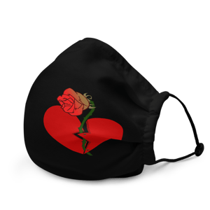 Image of Withered Roses & Broken Hearts Face Mask