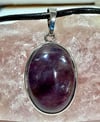Oval Amethyst Pendant / Necklace