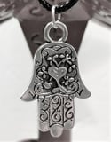 Hamsa Hand Pendant / Necklace