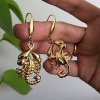 Image 7 of GOLD SCORPION EARRINGS