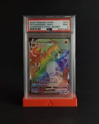 Pokemon TCG Display Stand - Fire Element - PSA and Toploader Fit