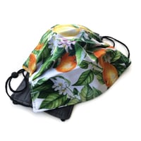 Reusable Face Mask - Orange Print