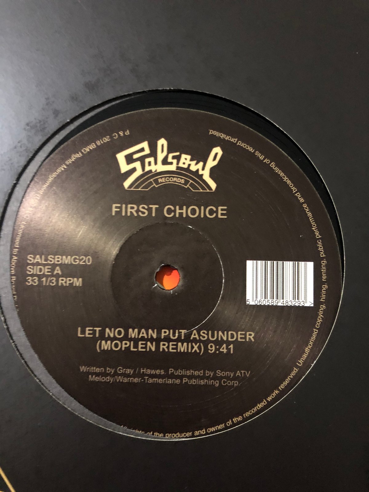 Image of First Choice - Let no man put asunder (Moplen remix) - Salsoul Records