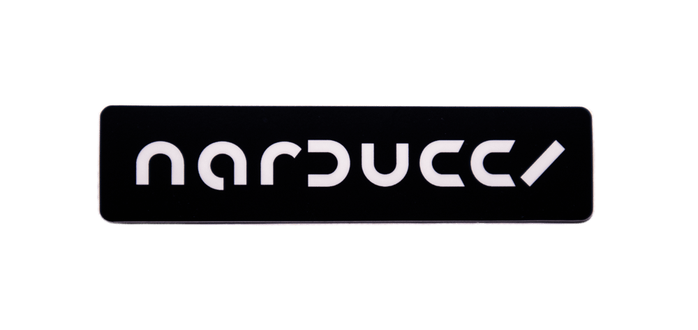 Image of NARDUCCI™ Horizontal Logo Sticker Charcoal