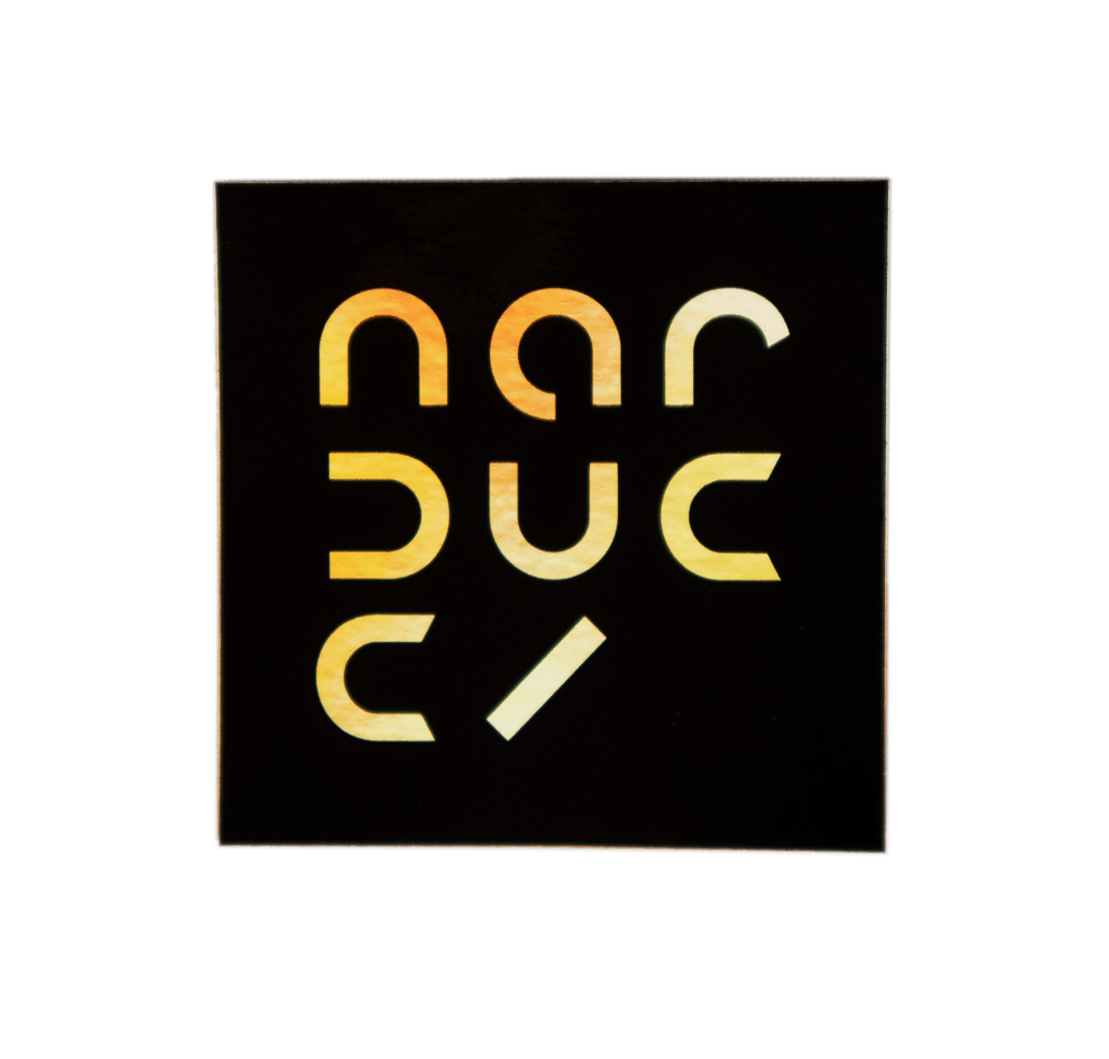 Image of NARDUCCI™ Logo Sticker Holographic Square