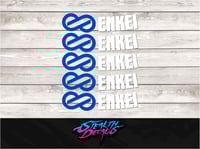 Image 3 of ENKEI RFP1 Rim Decal Stickers x 5 pcs. 