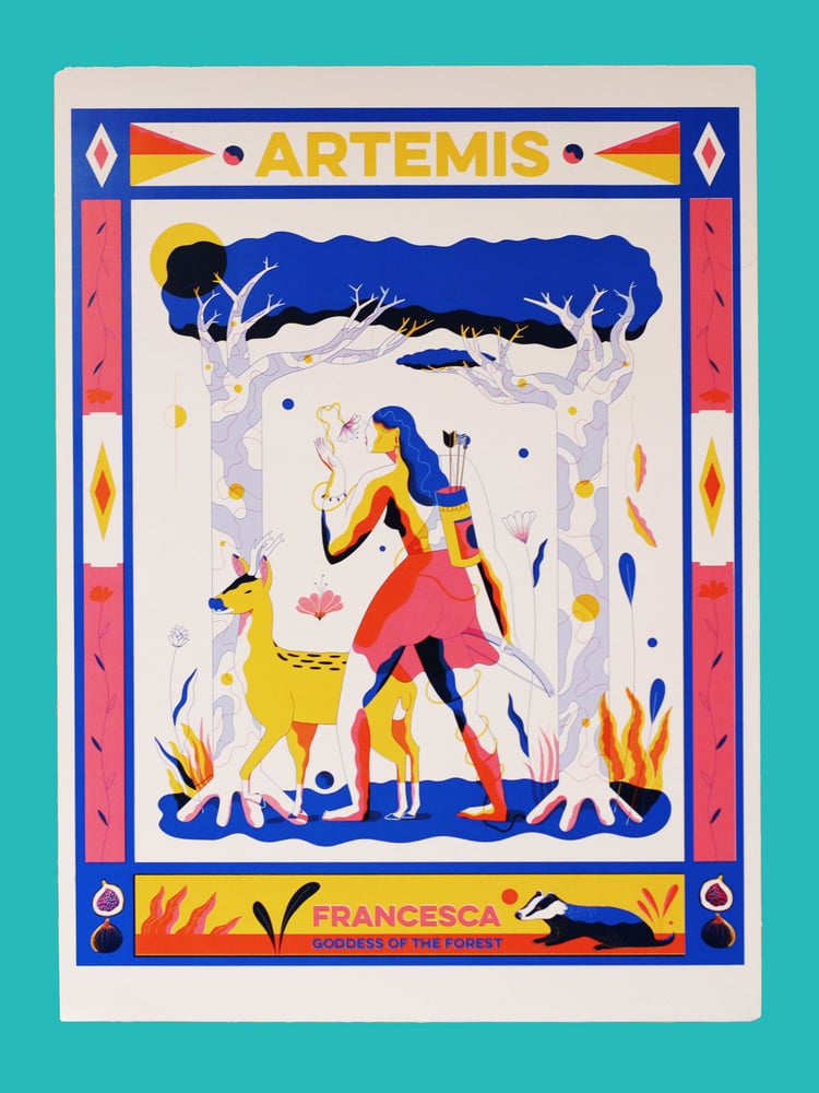 Image of Reimagining of Artemis -Print