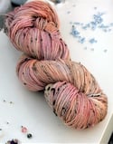 Paint + Rinse series - hand painted/dyed yarn - Blushing Ice Wine