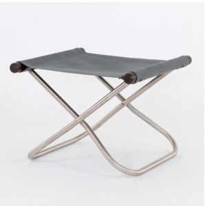 Image of NY Folding Chair X Ottoman - Takeshi Nii Nychair X - Brown