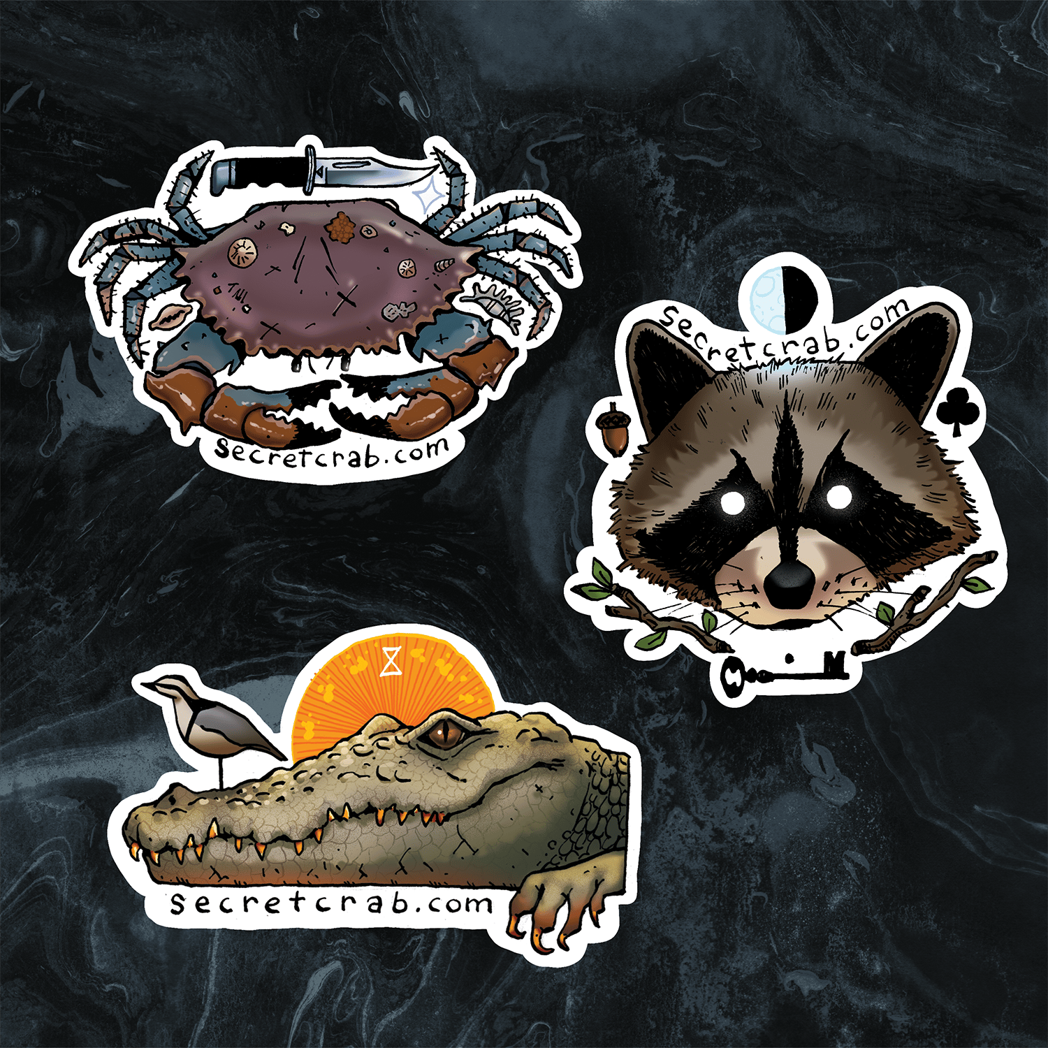 Sticker 3-Pack - Animal Charms