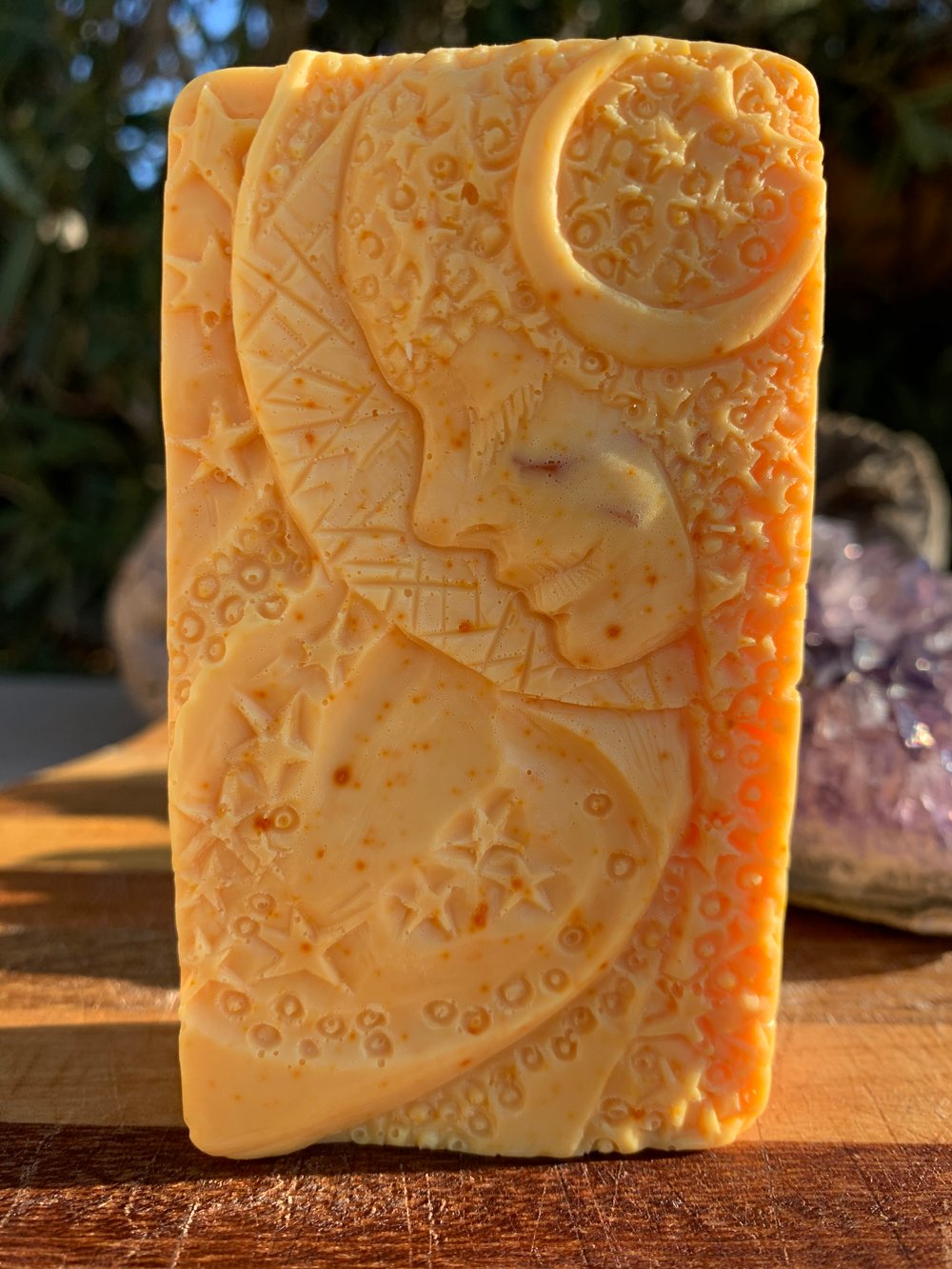 Image of Lady Moon Shea Butter + Citronella Geranium Aura Cleanse Soap Bar 