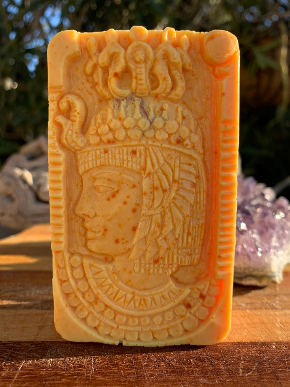 Image of Cleopatra Shea Butter + Citronella Geranium Aura Cleanse Soap Bar 
