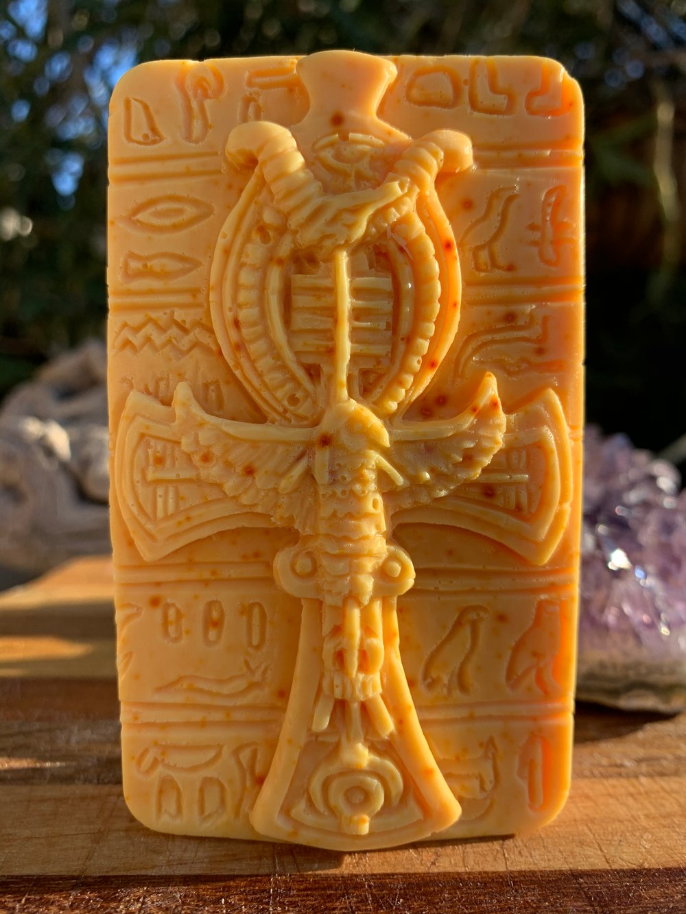Image of Ankh Shea Butter + Citronella Geranium Aura Cleanse Soap Bar