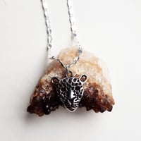 Image 1 of Silver Leopard Necklace 