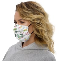 Image 3 of Premium face mask, Diana M. Larson Floral print design
