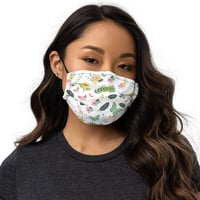 Image 1 of Premium face mask, Diana M. Larson Floral print design