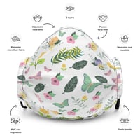 Image 2 of Premium face mask, Diana M. Larson Floral print design