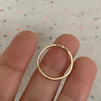 Image 1 of Tiniest custom gold ring