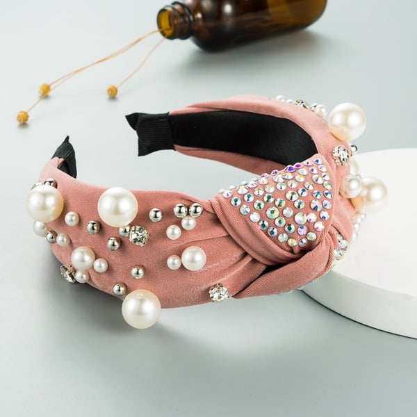 Image of Pearl Rhinestone Headband