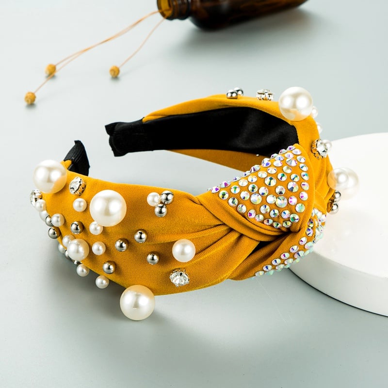 Image of Pearl Rhinestone Headband
