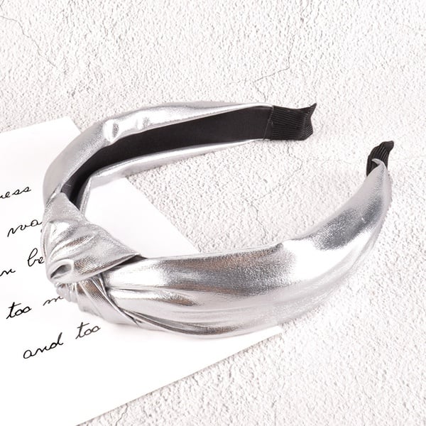 Image of Metallic Color Knotted Headbands