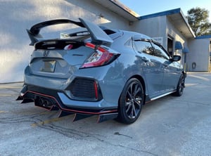 Image of 2016-2021 10th gen Honda Civic Sport “v1” rear diffuser