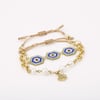 Evil eye bracelet, , blue evil eye bead, evil eye cuff bracelet,  evil eye jewelry