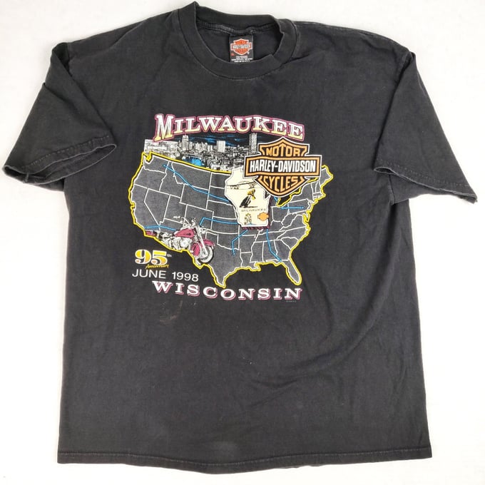 Image of Camiseta Harley Davidson 95th Anniversary Milwaukee Wisconsin