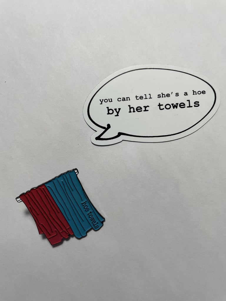 Hoe Towel Pin and magnet