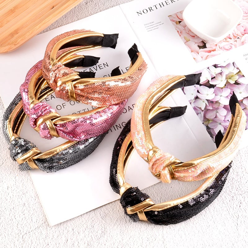Image of Sequin Knotted Headbands