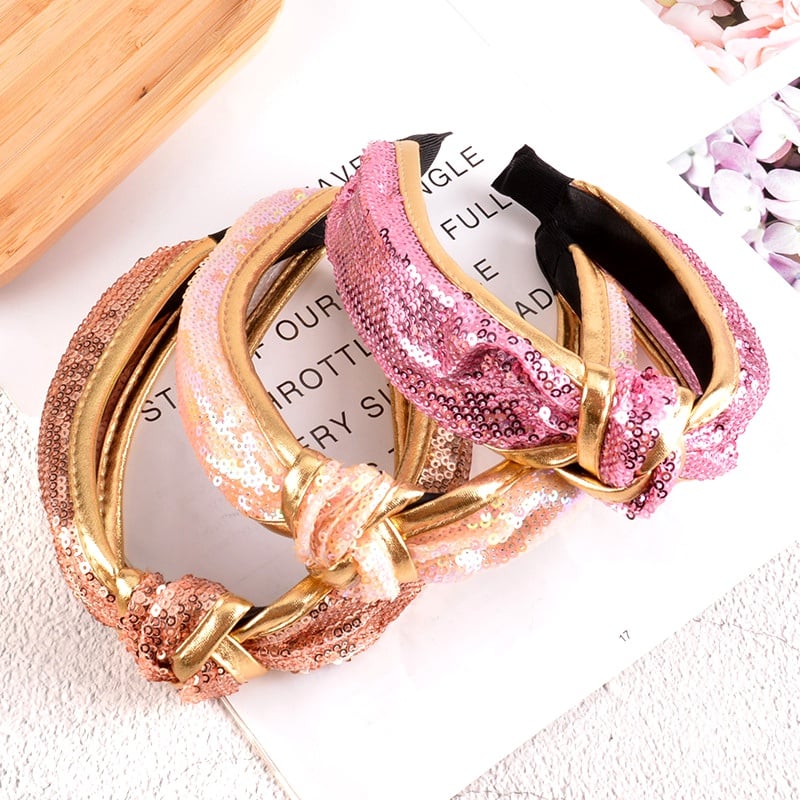 Image of Sequin Knotted Headbands