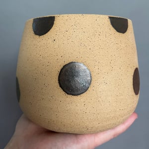 Image of Saturated gold dotted planter