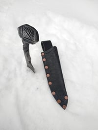 Image 2 of Rail road spike letter opener/knife.