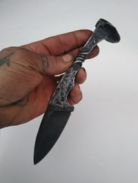 Image 4 of Rail road spike letter opener/knife.