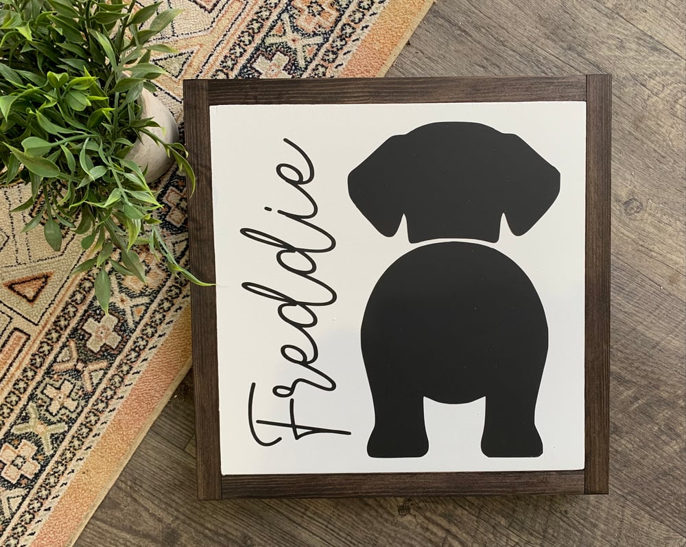 Image of Custom pet sign 