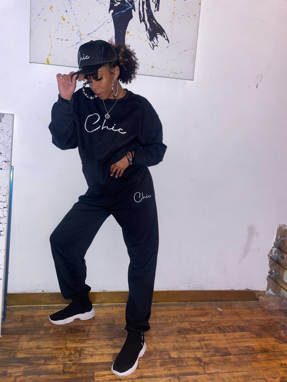 Image of Chic Signature Sweatsuit 