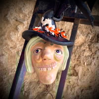 Image 1 of Lorelei the Witchbell| Clay Doll Face| Witches| Janice Lumm