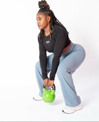 Image 5 of BLUE KYANITE Flarred Leggins